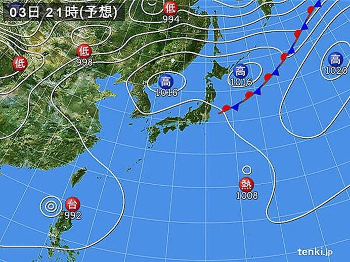 3日 関東や東海で雨雲発達 局地的に非常に激しい雨 その他も天気急変に注意 tenki jp goo ニュース