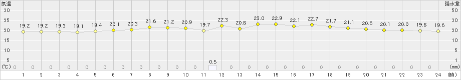 神恵内(>2021年07月11日)のアメダスグラフ