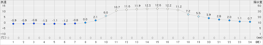 大口(>2022年12月07日)のアメダスグラフ