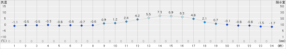 飯山(>2023年12月29日)のアメダスグラフ