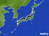 アメダス実況(降水量)(2015年01月01日)