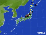 アメダス実況(積雪深)(2015年01月01日)