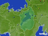 滋賀県のアメダス実況(積雪深)(2015年01月01日)