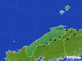 2015年01月01日の島根県のアメダス(積雪深)