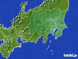 関東・甲信地方のアメダス実況(降水量)(2015年01月02日)