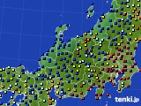 北陸地方のアメダス実況(日照時間)(2015年01月02日)