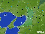 大阪府のアメダス実況(気温)(2015年01月02日)