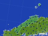 島根県のアメダス実況(気温)(2015年01月02日)