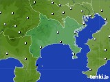 神奈川県のアメダス実況(風向・風速)(2015年01月02日)