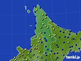 道北のアメダス実況(積雪深)(2015年01月03日)