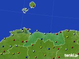 2015年01月03日の鳥取県のアメダス(日照時間)