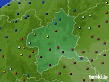 群馬県のアメダス実況(日照時間)(2015年01月04日)