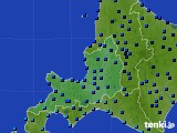 2015年01月04日の道央のアメダス(気温)