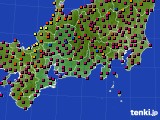 2015年01月05日の東海地方のアメダス(日照時間)