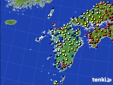 九州地方のアメダス実況(日照時間)(2015年01月05日)