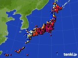 2015年01月05日のアメダス(日照時間)