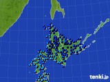 北海道地方のアメダス実況(気温)(2015年01月05日)