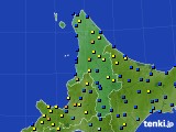 道北のアメダス実況(積雪深)(2015年01月06日)