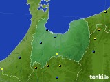 富山県のアメダス実況(積雪深)(2015年01月06日)