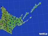 2015年01月06日の道東のアメダス(積雪深)