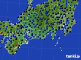 東海地方のアメダス実況(日照時間)(2015年01月06日)