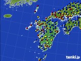 九州地方のアメダス実況(日照時間)(2015年01月06日)