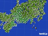 東海地方のアメダス実況(風向・風速)(2015年01月06日)