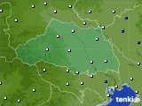 埼玉県のアメダス実況(風向・風速)(2015年01月06日)