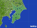 千葉県のアメダス実況(風向・風速)(2015年01月06日)