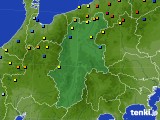 長野県のアメダス実況(積雪深)(2015年01月07日)