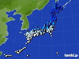 2015年01月07日のアメダス(気温)