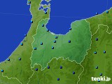 富山県のアメダス実況(気温)(2015年01月07日)