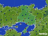 兵庫県のアメダス実況(日照時間)(2015年01月08日)