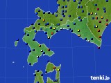 2015年01月08日の道南のアメダス(日照時間)