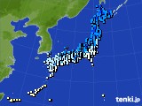 アメダス実況(気温)(2015年01月08日)