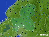 岐阜県のアメダス実況(気温)(2015年01月08日)