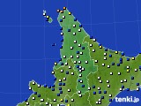 道北のアメダス実況(風向・風速)(2015年01月08日)