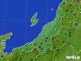 新潟県のアメダス実況(積雪深)(2015年01月09日)