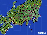 関東・甲信地方のアメダス実況(日照時間)(2015年01月09日)