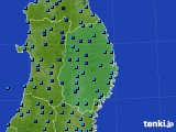 2015年01月09日の岩手県のアメダス(気温)