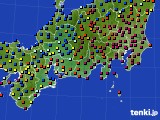 東海地方のアメダス実況(日照時間)(2015年01月10日)