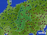 長野県のアメダス実況(日照時間)(2015年01月10日)