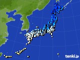 2015年01月10日のアメダス(気温)