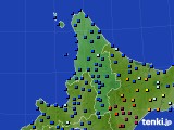 2015年01月11日の道北のアメダス(日照時間)