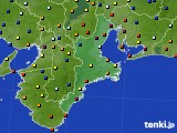 2015年01月11日の三重県のアメダス(日照時間)