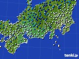 東海地方のアメダス実況(気温)(2015年01月11日)