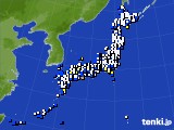 アメダス実況(風向・風速)(2015年01月11日)