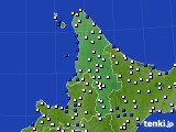道北のアメダス実況(風向・風速)(2015年01月11日)