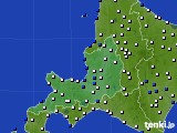 道央のアメダス実況(風向・風速)(2015年01月11日)