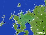 佐賀県のアメダス実況(風向・風速)(2015年01月11日)